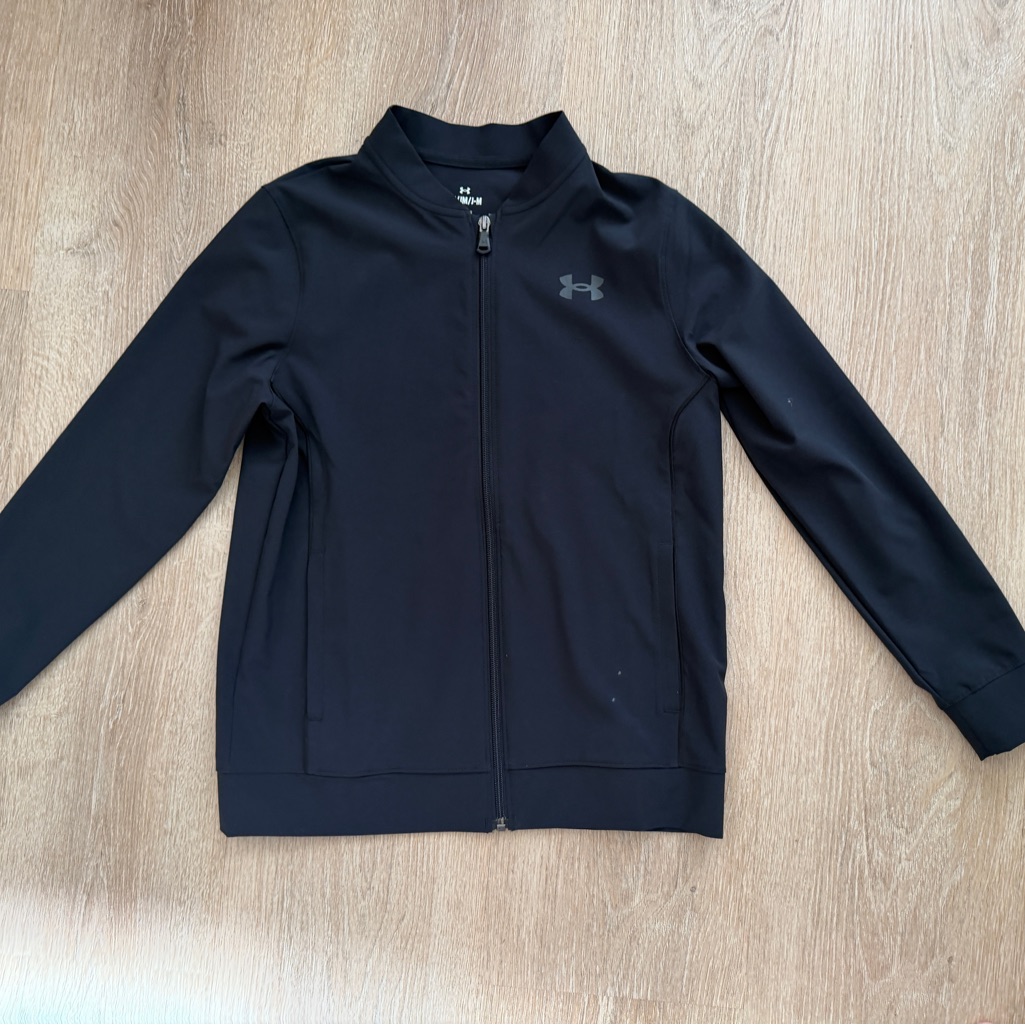 Under Armour Kids Black Hockey Warm Up Jacket